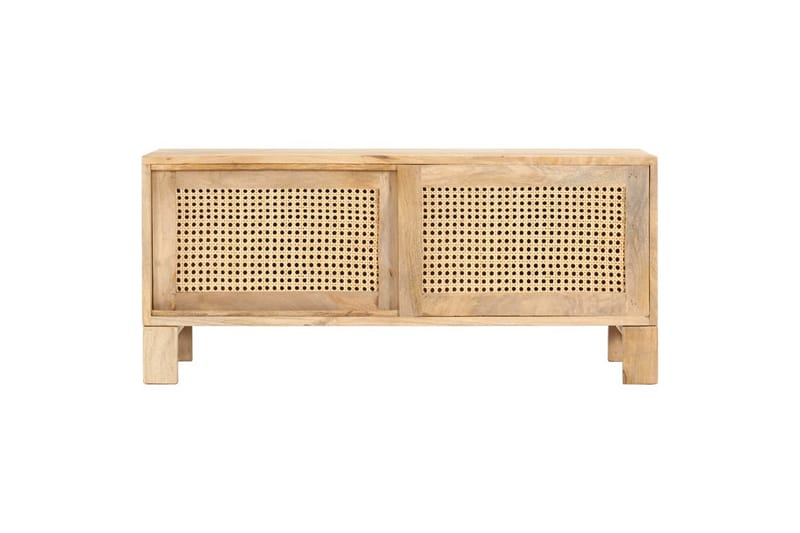 Salongbord 90x50x40 cm heltre mango & naturlig stokk - Møbler - Bord - Sofabord