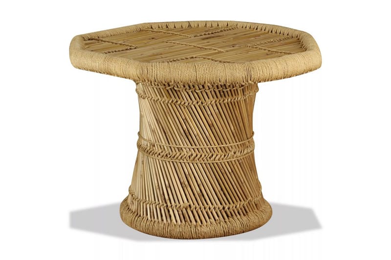 Salongbord bambus åttekantet 60x60x45 cm - Bambus - Møbler - Bord - Sofabord