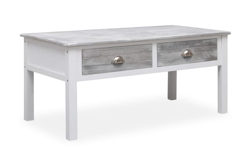 Salongbord grå 100x50x45 cm tre - Grå - Møbler - Bord - Sofabord