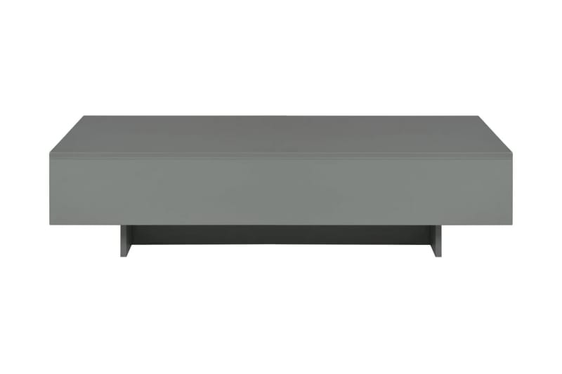 Salongbord høyglans grå 115x55x31 cm MDF - Grå - Møbler - Bord - Sofabord