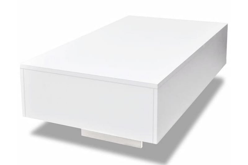 Salongbord høyglans hvit - Hvit Høyglans - Oppbevaring - Oppbevaringsmøbler - Sideboard & skjenker