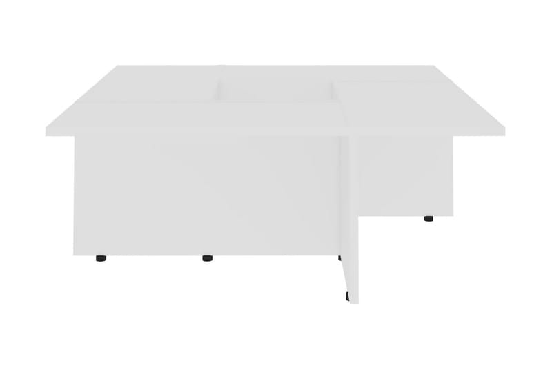 Salongbord hvit 79,5x79,5x30 cm sponplate - Møbler - Bord - Sofabord