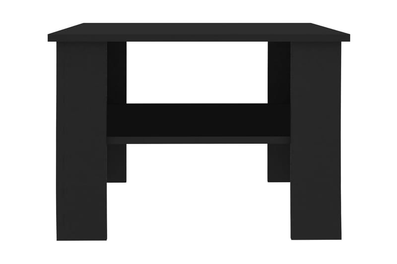Salongbord svart 60x60x42 cm sponplate - Svart - Møbler - Bord - Sofabord