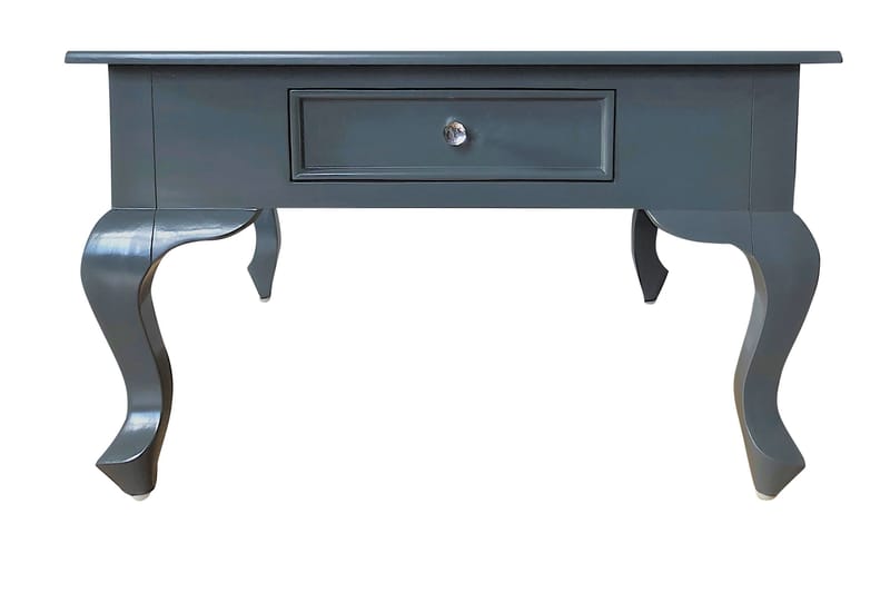 Skagen Sofabord 180 cm med Oppbevaringsskuff - Mahogny/Mørkegrå - Møbler - Bord - Sofabord