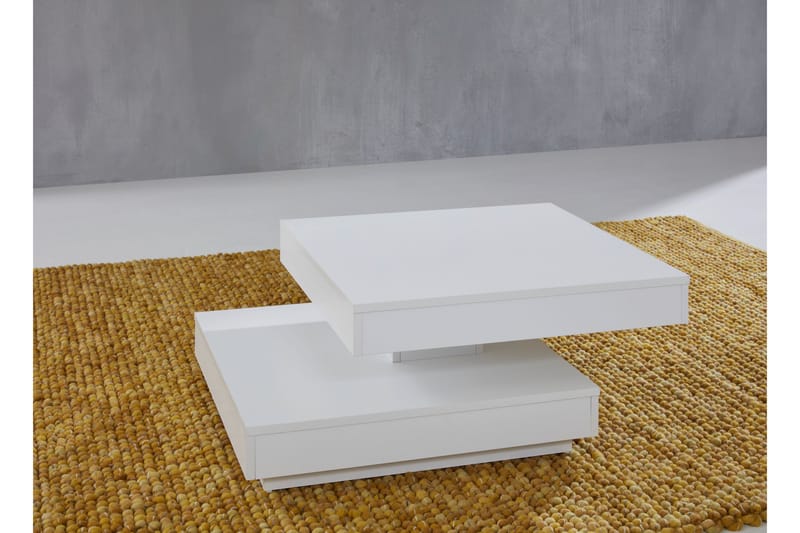 Swall Sofabord 70 cm med Oppbevaringshyller
