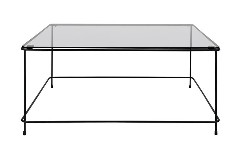 Tyneham Sofabord 78 cm - Svart/Transparent - Møbler - Bord - Sofabord