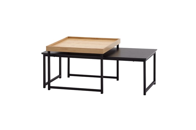 Wilhem Settbord 110 cm Firkantet - Natur - Møbler - Bord - Sofabord