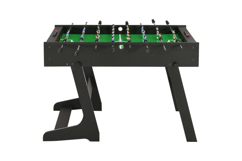 Sammenleggbart fotballbord 121x61x80 cm svart - Svart - Møbler - Bord - Spillebord - Fotballbord