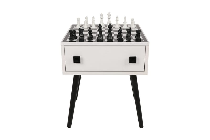 Marilla sjakkbrett 50 cm - Hvit / Svart - Møbler - Bord - Spillebord - Sjakkbord