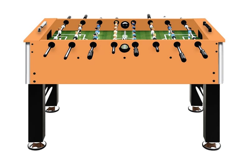 Fotballbord stål 60 kg 140x74,5x87,5 cm lysebrun og svart - Møbler - Bord - Spillebord