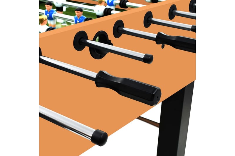 Fotballbord stål 60 kg 140x74,5x87,5 cm lysebrun og svart - Møbler - Bord - Spillebord