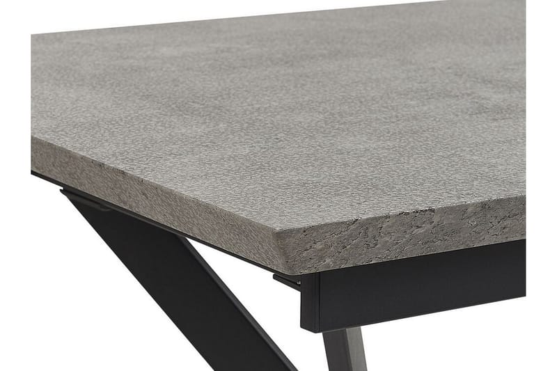 Abenson Spisebord 180 cm Sammenleggbart - Grå/Svart - Møbler - Bord - Spisebord & kjøkkenbord