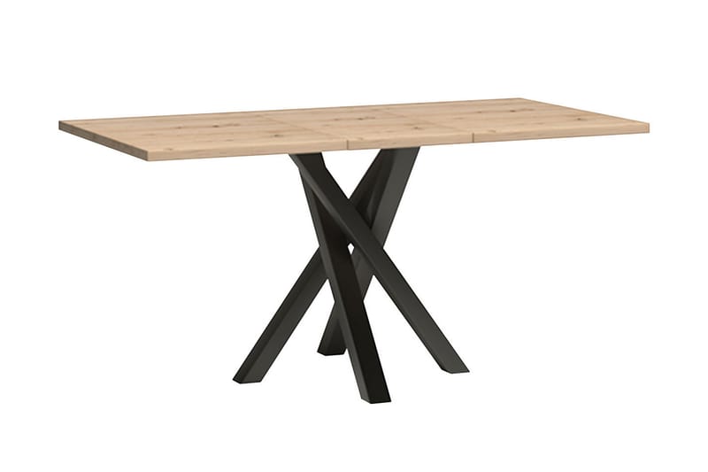 Aldbrough Forlengningsbart Spisebord 160 cm - Svart - Møbler - Bord - Spisebord & kjøkkenbord