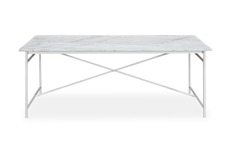 Antwerp Spisebord 200 cm Marmor - Hvit - Møbler - Bord - Spisebord & kjøkkenbord