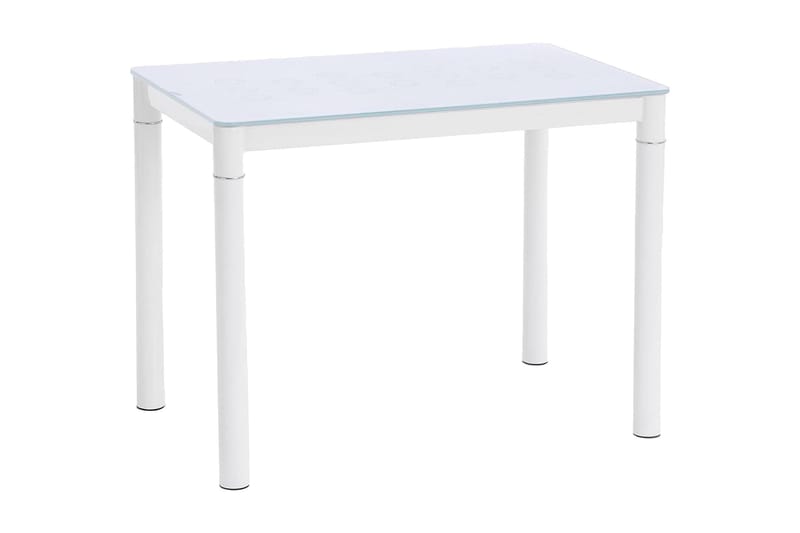 Argus Spisebord 100x60 cm Glass - Hvit - Møbler - Bord - Spisebord & kjøkkenbord