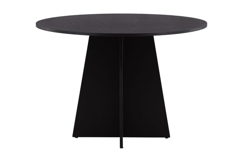 Bariso Spisebord 110 cm Rundt - Svart - Møbler - Bord - Spisebord & kjøkkenbord