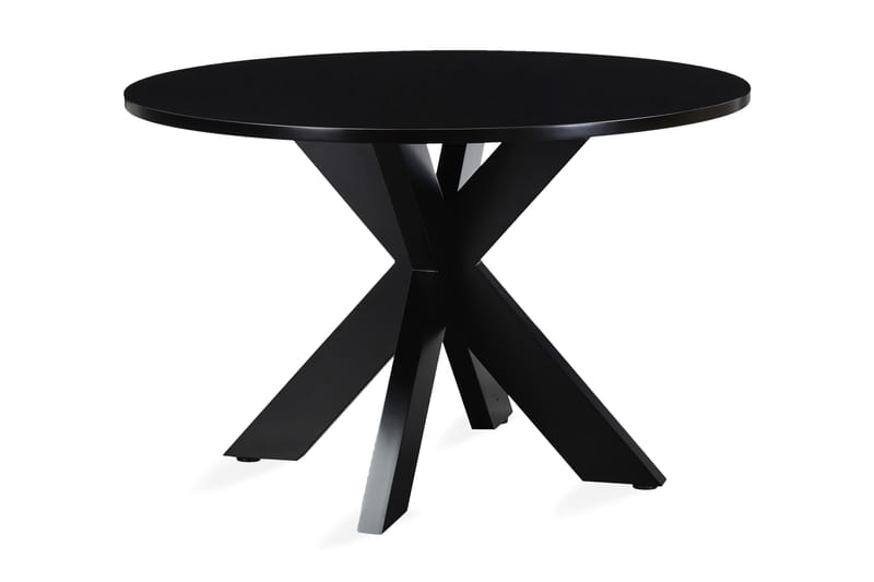 Bayview Spisebord Rundt 120 cm - Svart - Møbler - Bord - Spisebord & kjøkkenbord