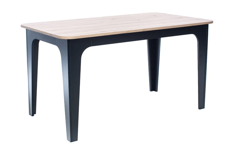 Berks Spisebord 139 cm - Natur / Svart - Møbler - Bord - Spisebord & kjøkkenbord
