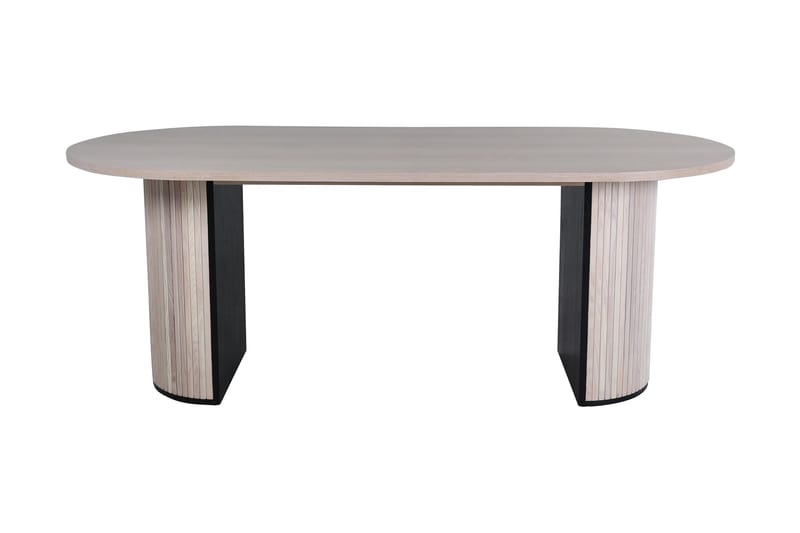 Biana Spisebord 200 cm Ovalt Beige - Møbler - Bord - Spisebord & kjøkkenbord