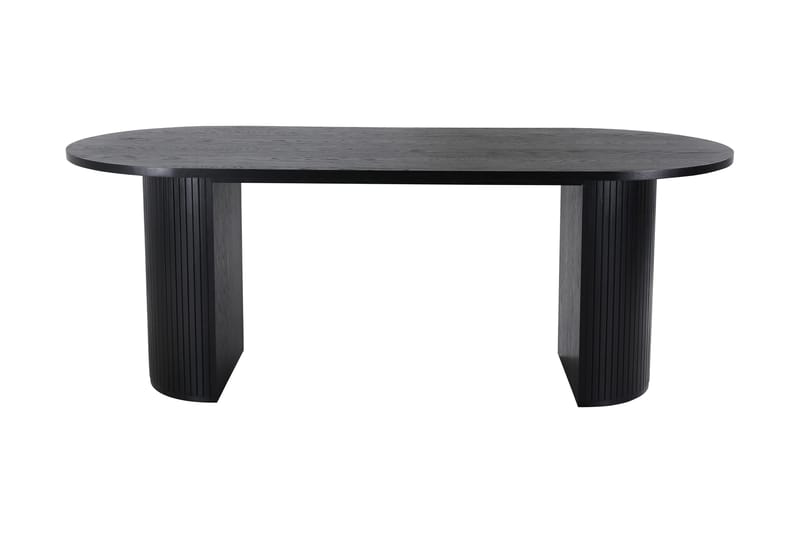 Biana Spisebord 200 cm Ovalt - Svart - Møbler - Bord - Spisebord & kjøkkenbord