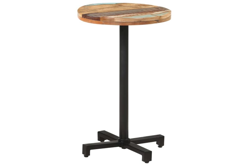 Bistrobord rundt Ø50x75 cm gjenvunnet heltre - Brun - Møbler - Bord - Spisebord & kjøkkenbord