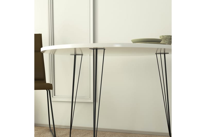 Bonnick Bord 90 cm - Hvit - Møbler - Bord - Spisebord & kjøkkenbord