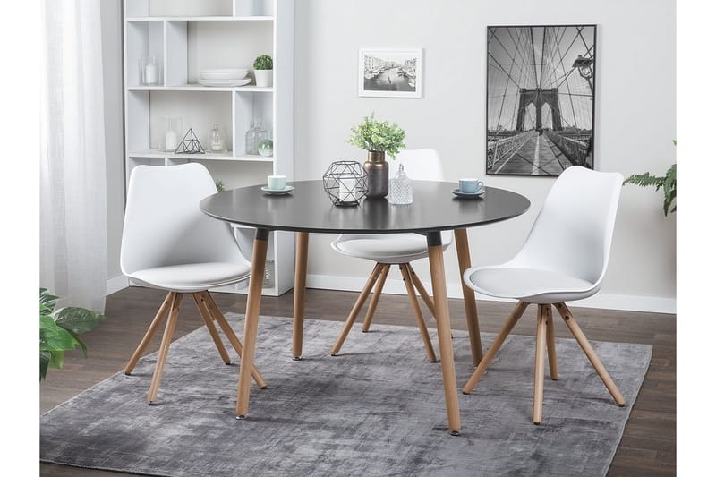 Bovio Spisebord 120 cm - Svart - Møbler - Bord - Spisebord & kjøkkenbord