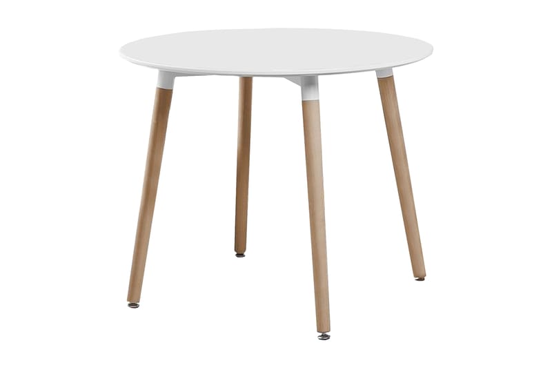 Bovio Spisebord 90 cm - Hvit - Møbler - Bord - Spisebord & kjøkkenbord