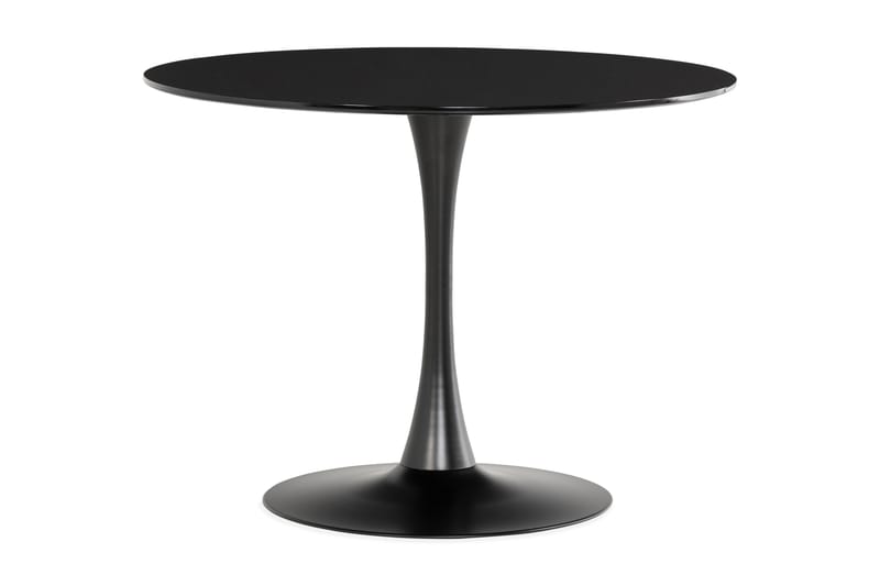 Caitly Spisebord 100 cm Rundt - Svart - Møbler - Bord - Spisebord & kjøkkenbord