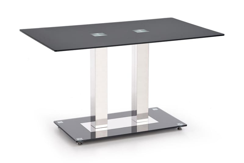 Carini Spisebord Glass 140 cm - Svart - Møbler - Bord - Spisebord & kjøkkenbord