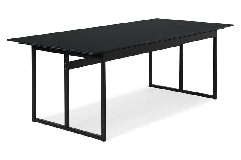 Carrie Spisebord 220 cm Marmor - Svart - Møbler - Bord - Spisebord & kjøkkenbord