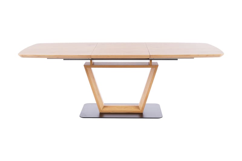 Chada Forlengningsbart Spisebord 160 cm - Eik/Svart - Møbler - Bord - Spisebord & kjøkkenbord