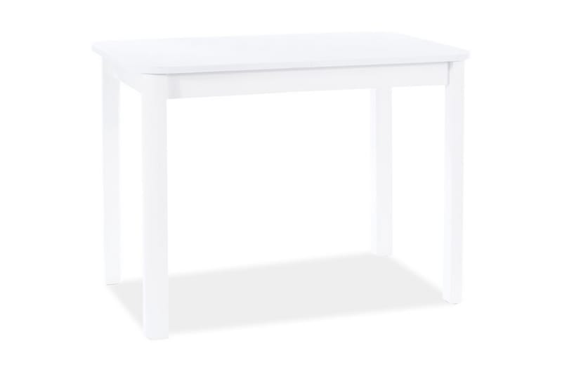 Chagos Forlengningsbart Spisebord 120 cm - Hvit Matt Lakk - Møbler - Bord - Spisebord & kjøkkenbord
