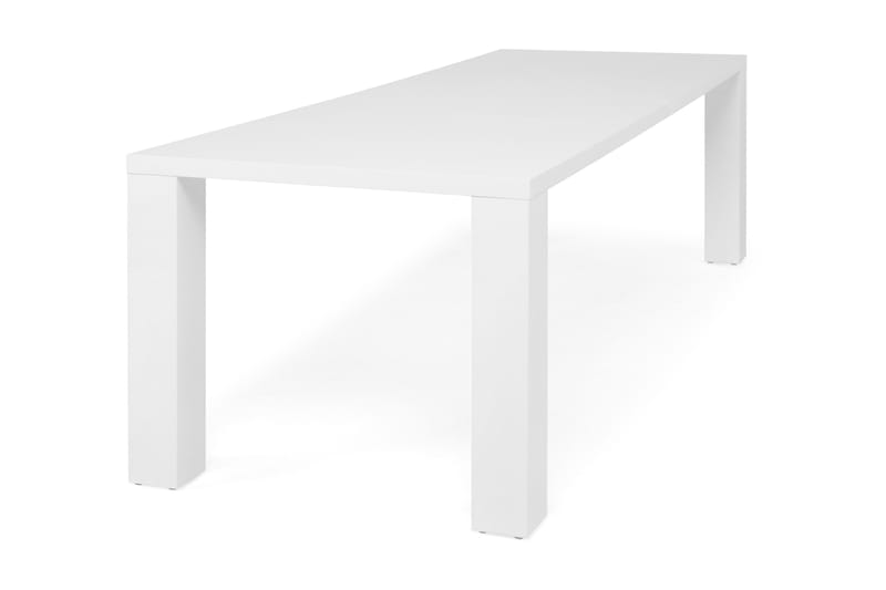 Cibus Forlengningsbart Spisebord 160 cm - Hvit - Møbler - Bord - Spisegrupper