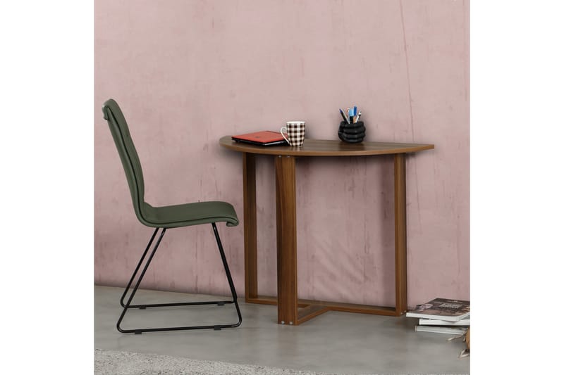 Comfortale Spisebord Halvmåne - Brun - Møbler - Bord - Spisebord & kjøkkenbord