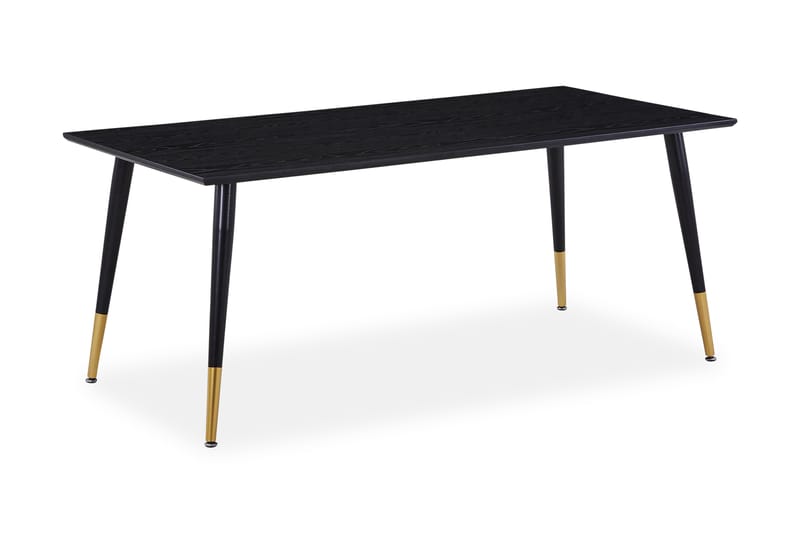 Daicy Spisebord 180 cm - Svart/Messing - Møbler - Bord - Spisebord & kjøkkenbord