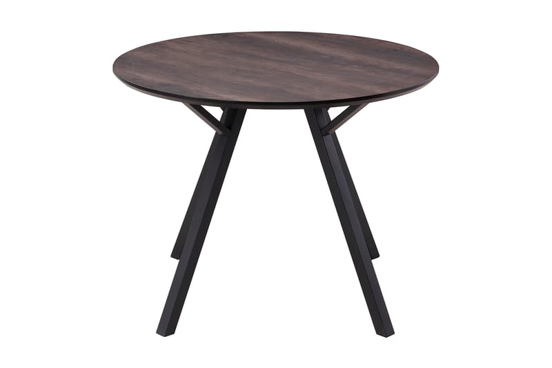 Eirys Spisebord 100 cm - Brun/Svart - Møbler - Bord - Spisebord & kjøkkenbord