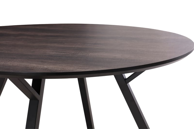 Eirys Spisebord 120 cm - Brun/Svart - Møbler - Bord - Spisebord & kjøkkenbord