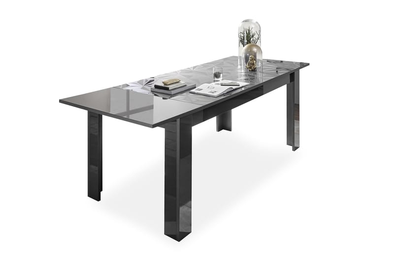 Fasett Forlengningsbart Spisebord 137 cm - Grå - Møbler - Bord - Spisebord & kjøkkenbord