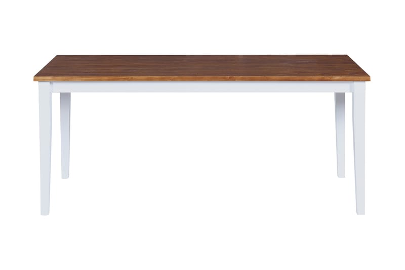 Forlengningsbar Uttrekkbart spisebord 90 cm - Natur / Hvit - Oppbevaring - Oppbevaringsmøbler - Kommode