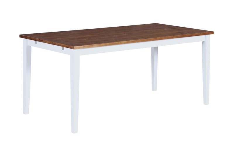 Forlengningsbar Uttrekkbart spisebord 90 cm - Natur / Hvit - Møbler - Bord - Spisebord & kjøkkenbord