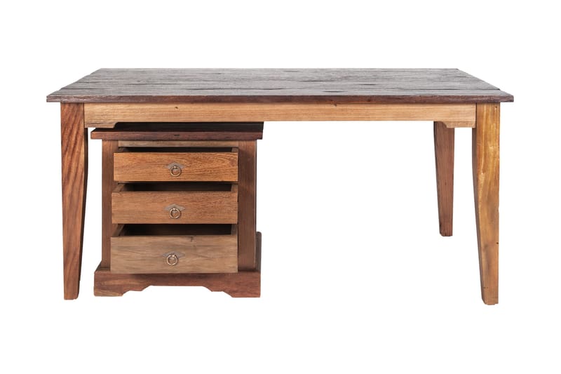 Gastonbury Spisebord - Tre/Natur/Rød - Møbler - Bord - Spisebord & kjøkkenbord