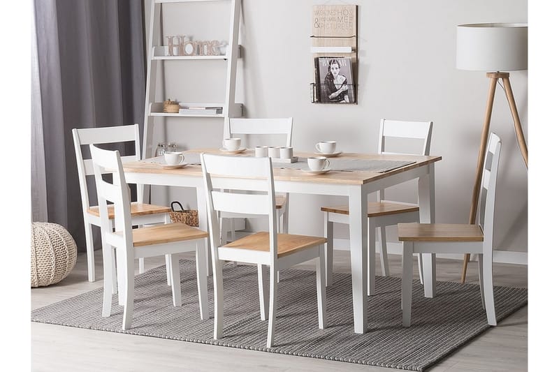 Georgia Spisebord 150 cm - Hvit - Møbler - Bord - Spisebord & kjøkkenbord