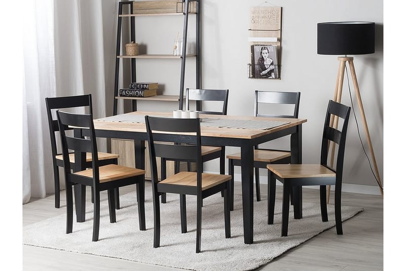 Georgia Spisebord 150 cm - Svart - Møbler - Bord - Spisebord & kjøkkenbord