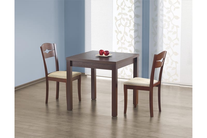 Grace Forlengningsbart Spisebord 80 cm - Mørk Valnøtt - Møbler - Bord - Spisebord & kjøkkenbord