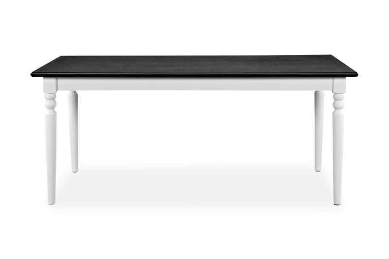 Hampton Spisebord 190 cm Mahognifiner - Hvit/Svart - Møbler - Bord - Spisebord & kjøkkenbord