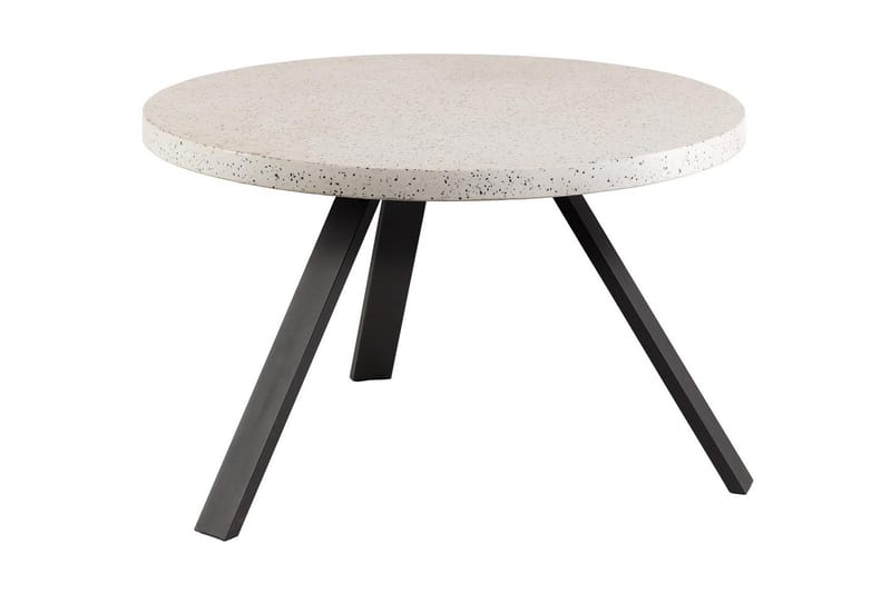 Hanelle Spisebord 120 cm Rundt - Hvit - Møbler - Bord - Spisebord & kjøkkenbord