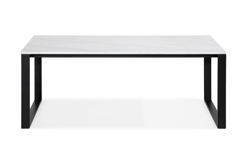 Hely Spisebord 200 cm - Hvit/Svart - Møbler - Bord - Spisegrupper
