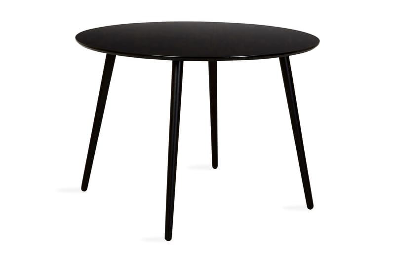 Iben Spisebord 110 cm Rundt - Svart - Møbler - Bord - Spisebord & kjøkkenbord