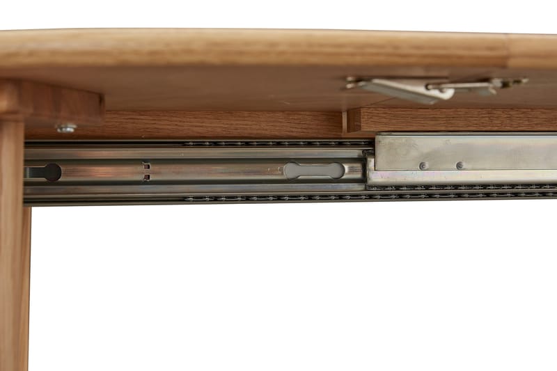 Ibraim Forlengningsbart Rundt Spisebord 120/220 cm - Natur - Møbler - Bord - Spisebord & kjøkkenbord